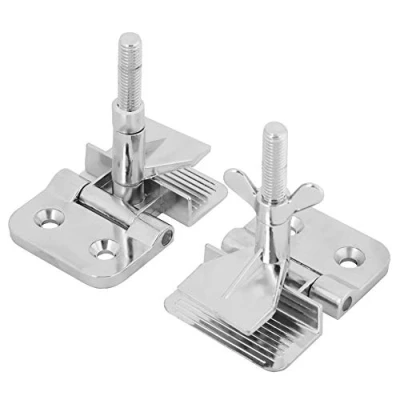 Afbeelding van 2Pcs Zeefdruk Metalen Vlinder Frame Scharnier Klem Diy Hobby Tool Voor Bevestiging Screen Zilver Kleur