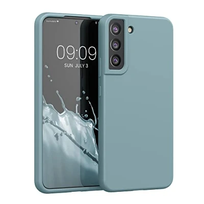 Afbeelding van kwmobile telefoonhoesje compatibel met Samsung Galaxy S22 Plus hoesje Zachte case voor smartphone Back cover in antieksteen