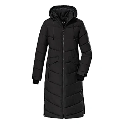 Afbeelding van killtec dames Winterjas/jas in donslook met capuchon KOW 62 WMN QLTD CT, black, 42, 38642 000