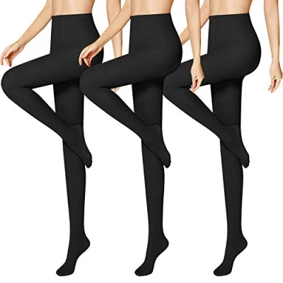 Afbeelding van Libella Kleurrijke damespanty, 80 DEN, ondoorzichtig, microvezel, in klassieke en trendy kleuren, 27227, 3 pack zwart, L