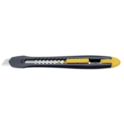 Afbeelding van Olfa cutter ES 1 Green, 9 mm, blauw/geel