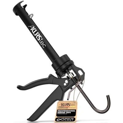 Afbeelding van KLRStec PROFESSIONAL Kitspuit met maximale verhouding 25:1 professioneel 4K kitpistool voor alle gangbare 150 300 ml kit en lijmpatronen (siliconen, acryl, mortel, enz.)
