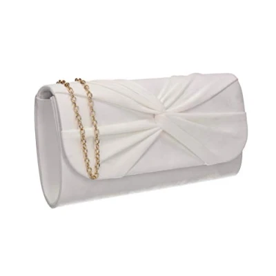 Afbeelding van SwankySwans Louise Clutch voor dames, wit, Eén Maat