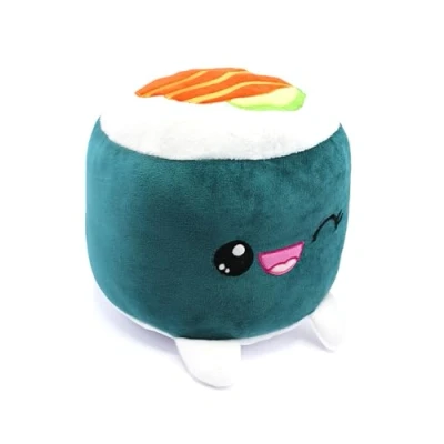 Afbeelding van Joy Toy Plushi Maki Sushi met zalm pluche 20 cm