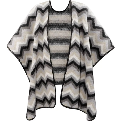 Afbeelding van Dames Poncho OneSize Wit