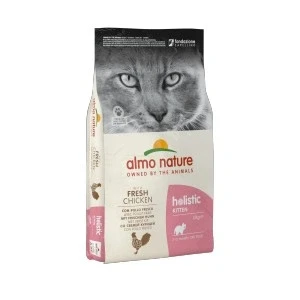 Afbeelding van Almo Nature Kitten verse kip kattenvoer 12 kg