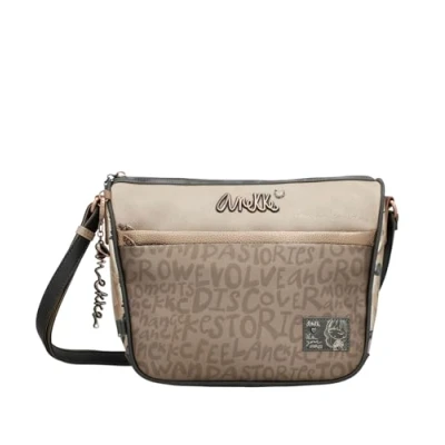 Afbeelding van Anekke schoudertas Real Intentions Crossbody Bag Multicolor bruine