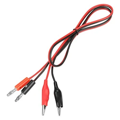 Afbeelding van testkabel met krokodillenklem geïsoleerde dubbele aansluitkabel 30V 5A