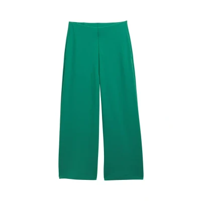 Afbeelding van TOM Tailor Denim EASY Culotte Broek, Dames, Maat: Large, Luscious pine green