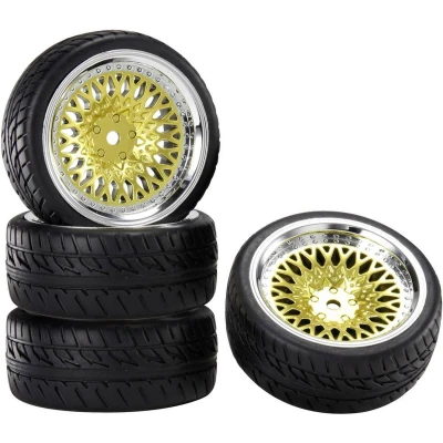 Afbeelding van Reely 1:10 Straatmodel Complete wielen Racing CLS Goud 4 stuk(s)