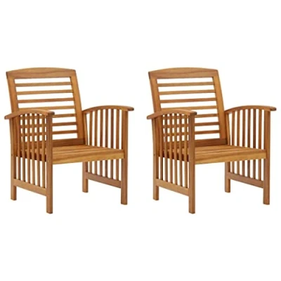 Afbeelding van Tuinstoelen 2 St Massief Acaciahout