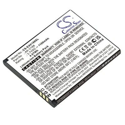 Afbeelding van TECHTEK batterijen compatibel met [Emporia] Touch Smart, Touchsmart V188 vervangt AK FBA