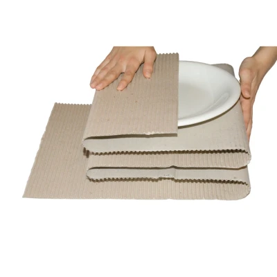 Afbeelding van Raadhuis golfkarton 75 cm x m 80 gram bruin RD 351160