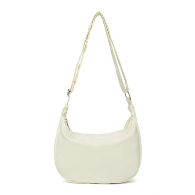 Afbeelding van Miss Lulu Cross Body Tas voor Vrouwen Waterdichte Halve Maan Bag Dumpling met Verstelbare Riem, Beige
