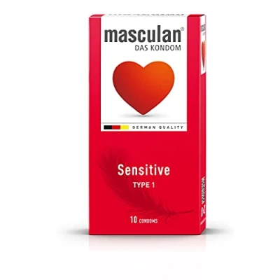 Afbeelding van Masscuan condooms Sensitive 10 stuks, per stuk verpakt (1 x stuks)