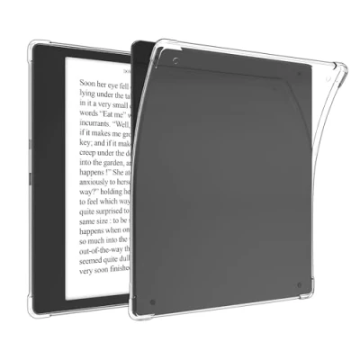 Afbeelding van kwmobile ereader case geschikt voor Amazon Kindle Scribe hoesje e reader cover TPU beschermhoes In transparant