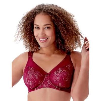 Afbeelding van Berlei Beauty Minimizer BH, Rood (Bourgondi?, 80D