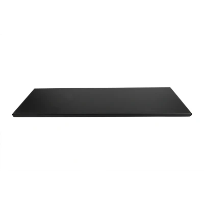 Afbeelding van Legplank voor F rails 80 x 25 cm Zwart Per Stuk