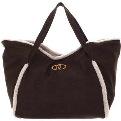 Afbeelding van Liu Jo Cromite Shopping Bag Dames Shopper Mocha One Size