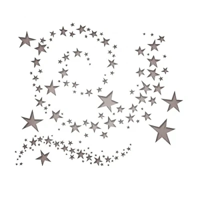 Afbeelding van Sizzix 9 x Thinlits Die Wervelende Sterren Veelkleurig, One Size