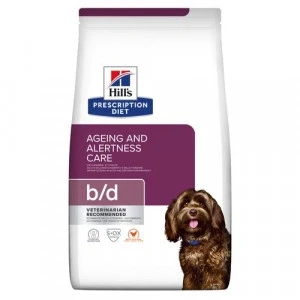 Afbeelding van Hill&#039;s Prescription Diet B/D Ageing And Alertness Care Zak Hondenvoer Kip 3 kg