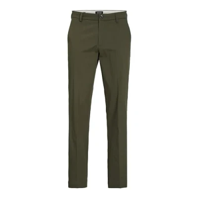 Afbeelding van Jack &amp; Jones Premium Jpstkane Jjotis Chino, Heren, Maat: 33x32, Olive night