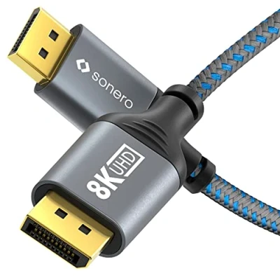 Afbeelding van sonero SPC DP110 010, 1 m, DisplayPort, Mannelijk, 7680 x 4320 Pixels