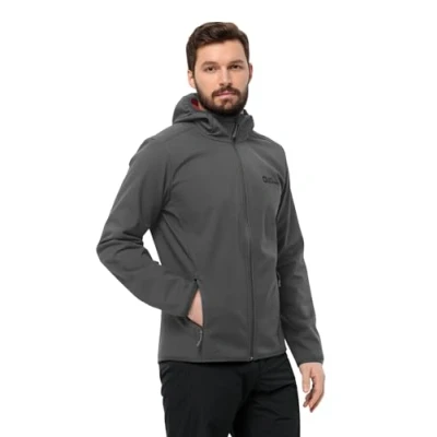 Afbeelding van Jack Wolfskin Bornberg Softshelljas, Heren, Maat: XXL, Slate
