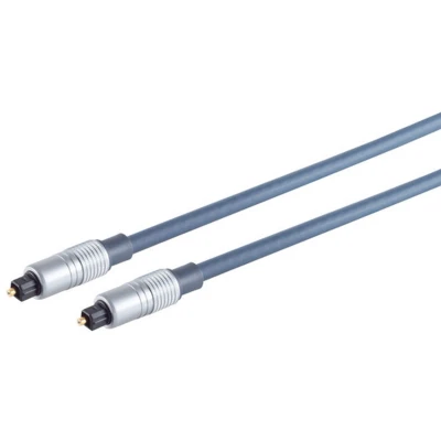 Afbeelding van shiverpeaks 69006 3.0MHQ 3m TOSLINK Zwart audio kabel