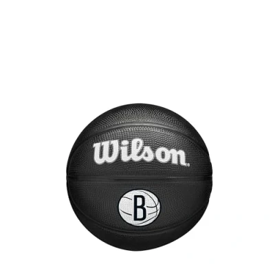 Afbeelding van Wilson NBA Team Tribute Mini Black Basket Brooklyn Nets