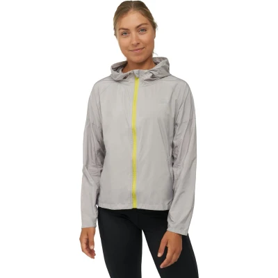 Afbeelding van DANISH ENDURANCE Windjack Outdoorjas Lichtgewicht Ademend Dames Zilver Grijs M