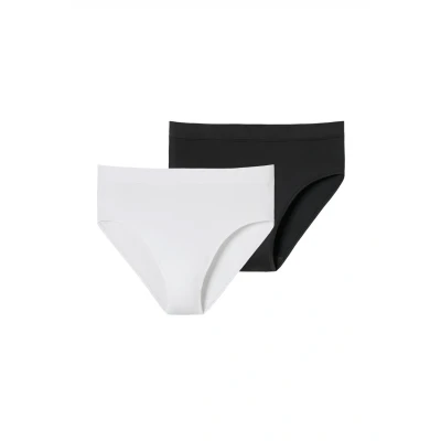 Afbeelding van SCHIESSER Broekje zwart / offwhite