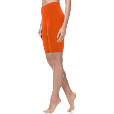 Afbeelding van Merry Style MS MS10 200 LE Dames Leggings Sport Vrijetijdsbroek Kort Katoen Sporbroek Yogabroek Roest S