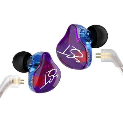 Afbeelding van Gemakkelijk KZ ZST Kleurrijke Hybride Banlance Armatuur met Dynamische In ear Oortelefoon 1BA+1DD Hifi Headset (kleurrijke MIC)
