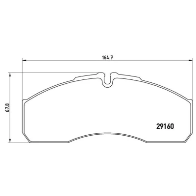 Afbeelding van Brembo Remblokset P A6 022