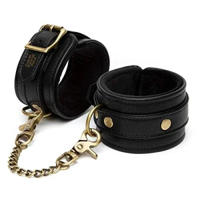 Afbeelding van DARKNESS BONDAGE Dark Ness Textured Thin Handcuffs
