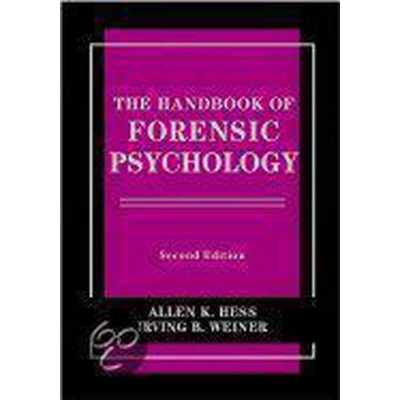 Afbeelding van The Handbook of Forensic Psychology