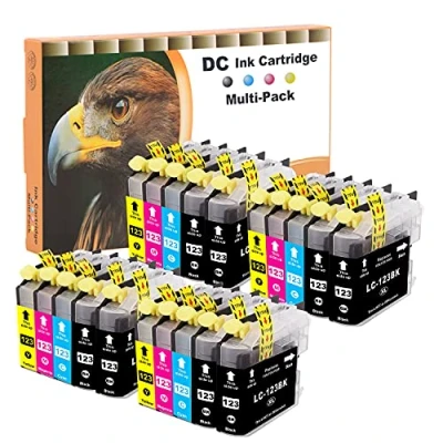 Afbeelding van D&amp;C 20x Inktcartridge compatibel met Brother LC 123 LC123 XL voor MFC J6720DW J6920DW J870DW DCP J132W J152W J172W J4110DW J552DW J752DW J245 J4510DW J4610DW
