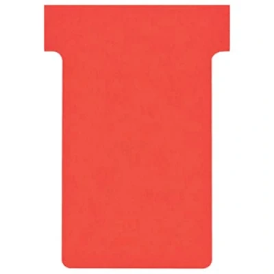 Afbeelding van Nobo T planbordkaarten index 2, ft 85 x 60 mm, rood