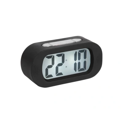 Afbeelding van Wekker Gummy rubber zwart
