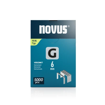 Afbeelding van Novus Niet met platte draad G 11/6mm (5.000 stuks)