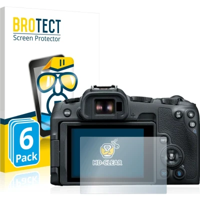 Afbeelding van BROTECT Screenprotector voor Canon EOS R8 Folie Beschermfolie transparant (6 Stuks)