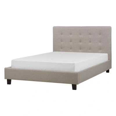 Afbeelding van ROCHELLE Tweepersoonsbed Lichtgrijs 140 x 200 cm Polyester