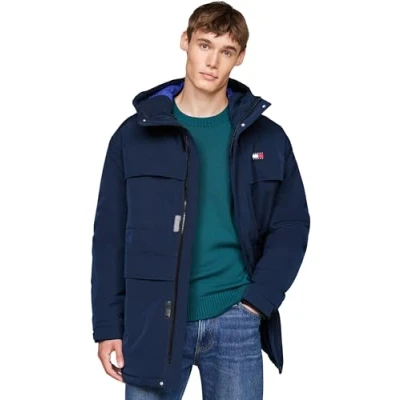 Afbeelding van Tommy Jeans Donsjas, Heren, Maat: XS, Dark night navy