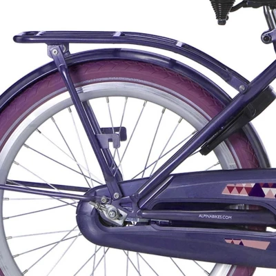 Afbeelding van Alpina Achterdrager 22 Clubb purple grey