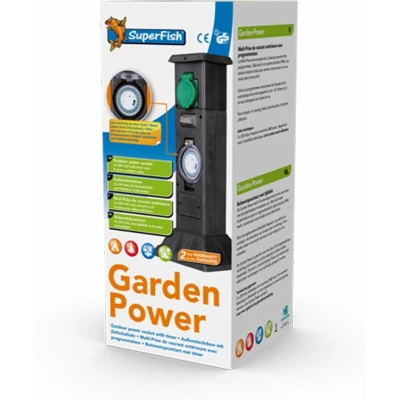 Afbeelding van Superfish Gardenpower Stekkerdoos Met Timer