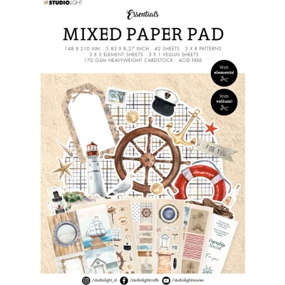 Afbeelding van Mixed Paper Pad Vintage Summer Essentials nr.23