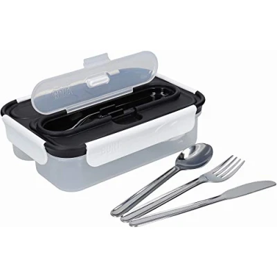 Afbeelding van BUILT New York Lunchbox met RVS Bestekset, 1 L Professional