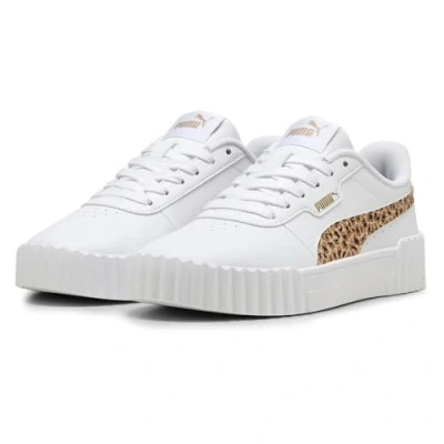 Afbeelding van Puma Carina 3.0 Animal sneakers wit/zand/zwart