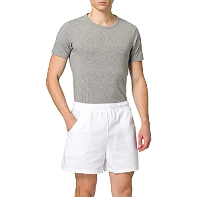 Afbeelding van Trigema Herenshorts van 100% katoen, wit, L